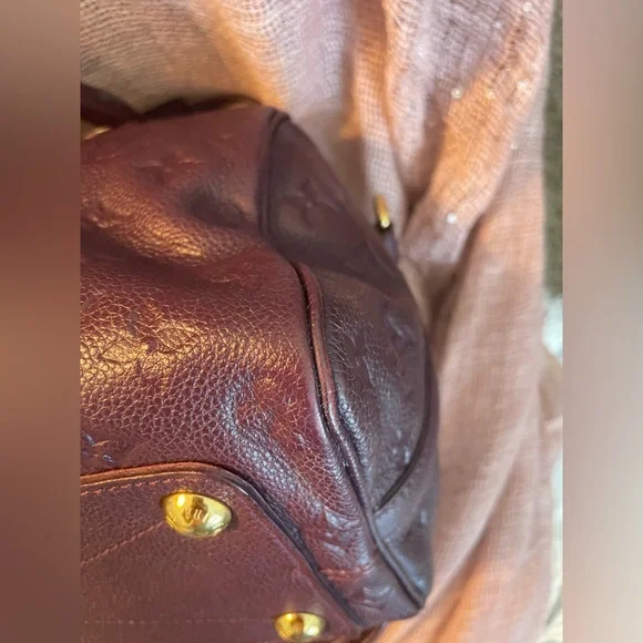 LOUIS VUITTON Empreinte Speedy Bandouliere 25 Leather HandBag - Picture 9 of 17